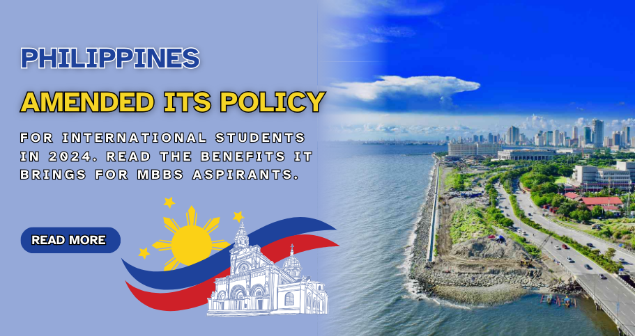 Philippines amended its policy for International students